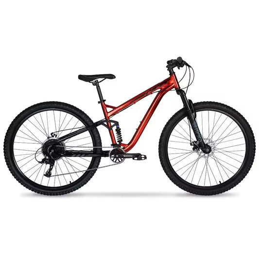 29"Dual Suspension Mountain Bike, Adults Age 13+, Red